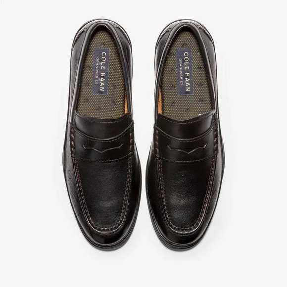 Cole Haan Hamlin Traveler Leather Penny Loafers - Picture 1 of 9